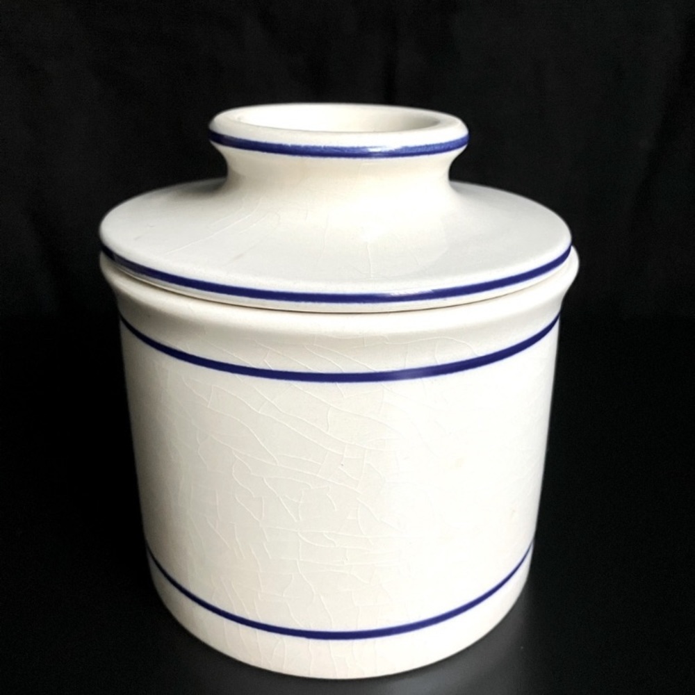 Vintage Style French Soft Butter Crock
